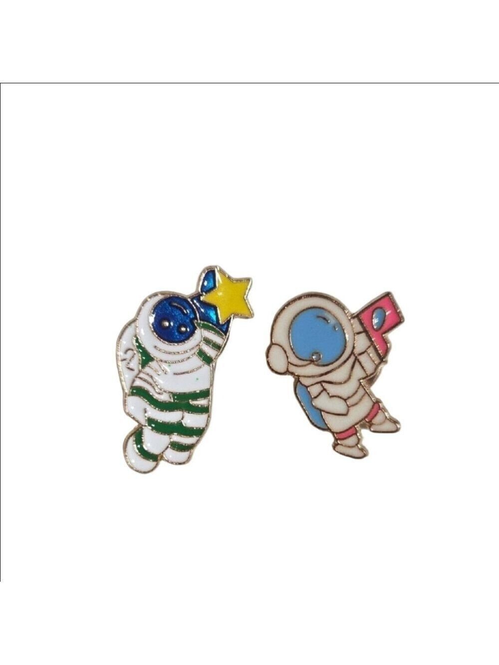 Astronaut Enamel Pin Set